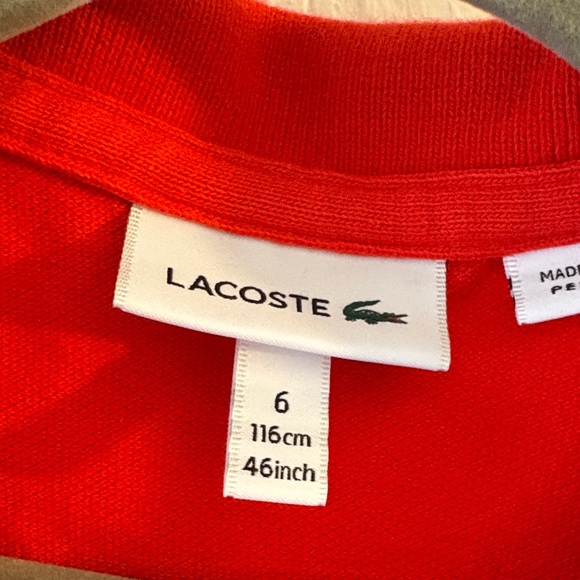 Lacoste Kids Polo Trio - Red, Light Green, Light Blue - Picture 2 of 11